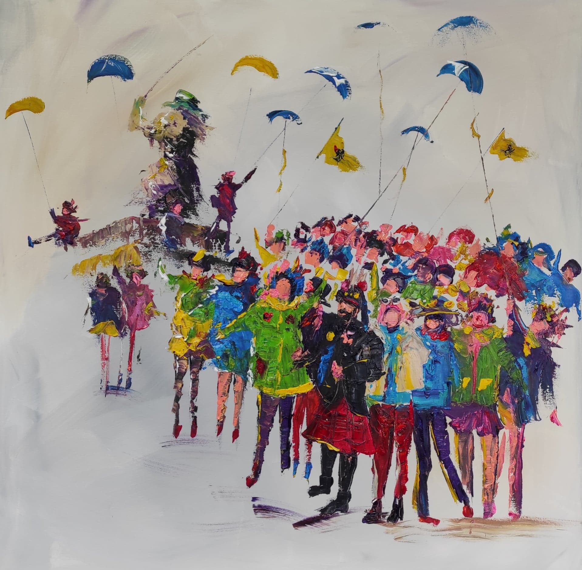 Carnaval de dunkerque 1m x 1m