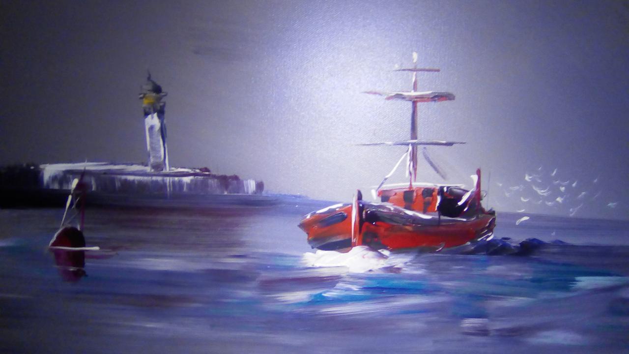 rentrée des pêcheurs dans le port de BOULOGNE SUR MER