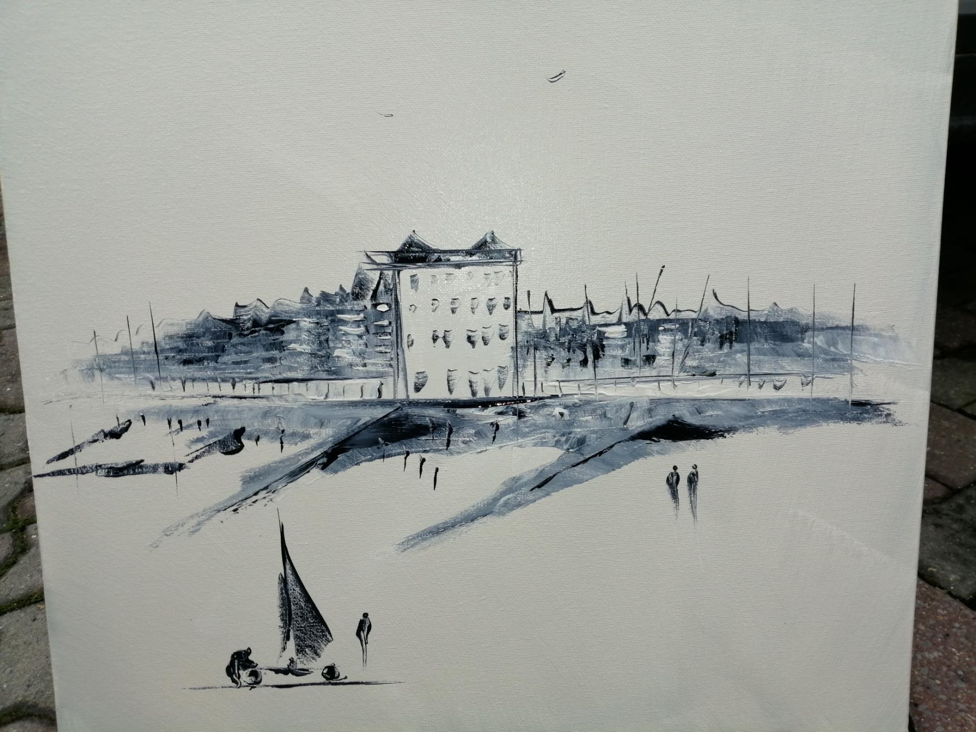 la digue de wimereux vue de la plage