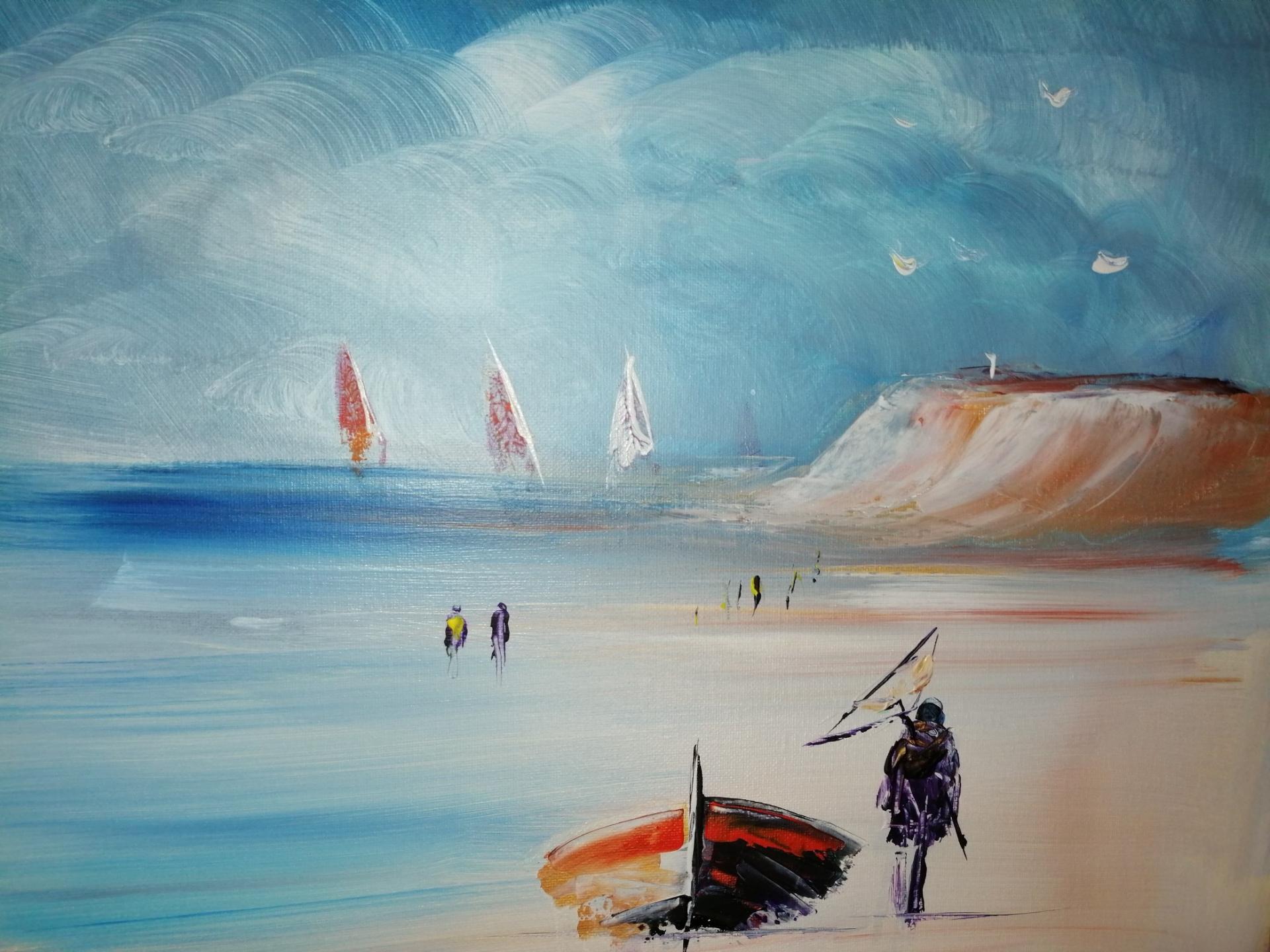 dans la baie de Wissant