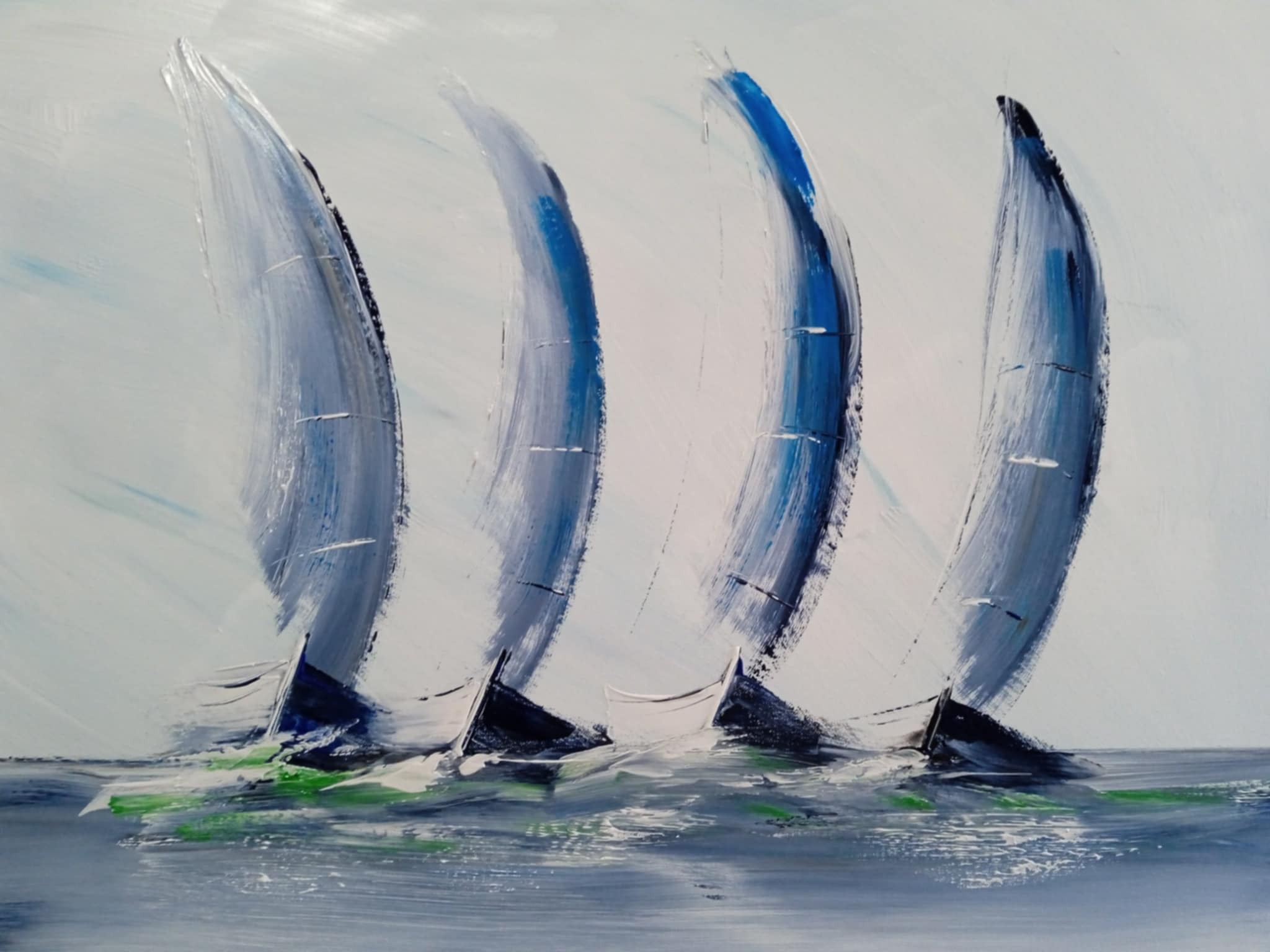 Les 4 voiliers 55x75